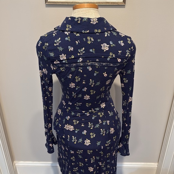 NWT!! Free People - Good Days Mini Dress - Blue Floral - Size XS - Picture 7 of 11